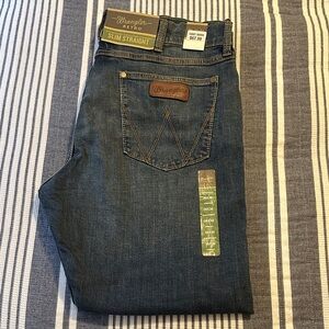 Wrangler Men's Slim Straight Jeans - Dark Blue